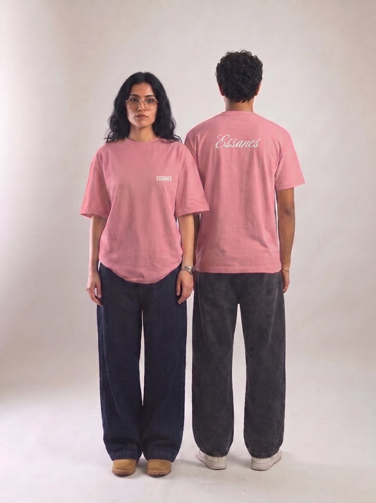 Rose Pink Oversized Tee