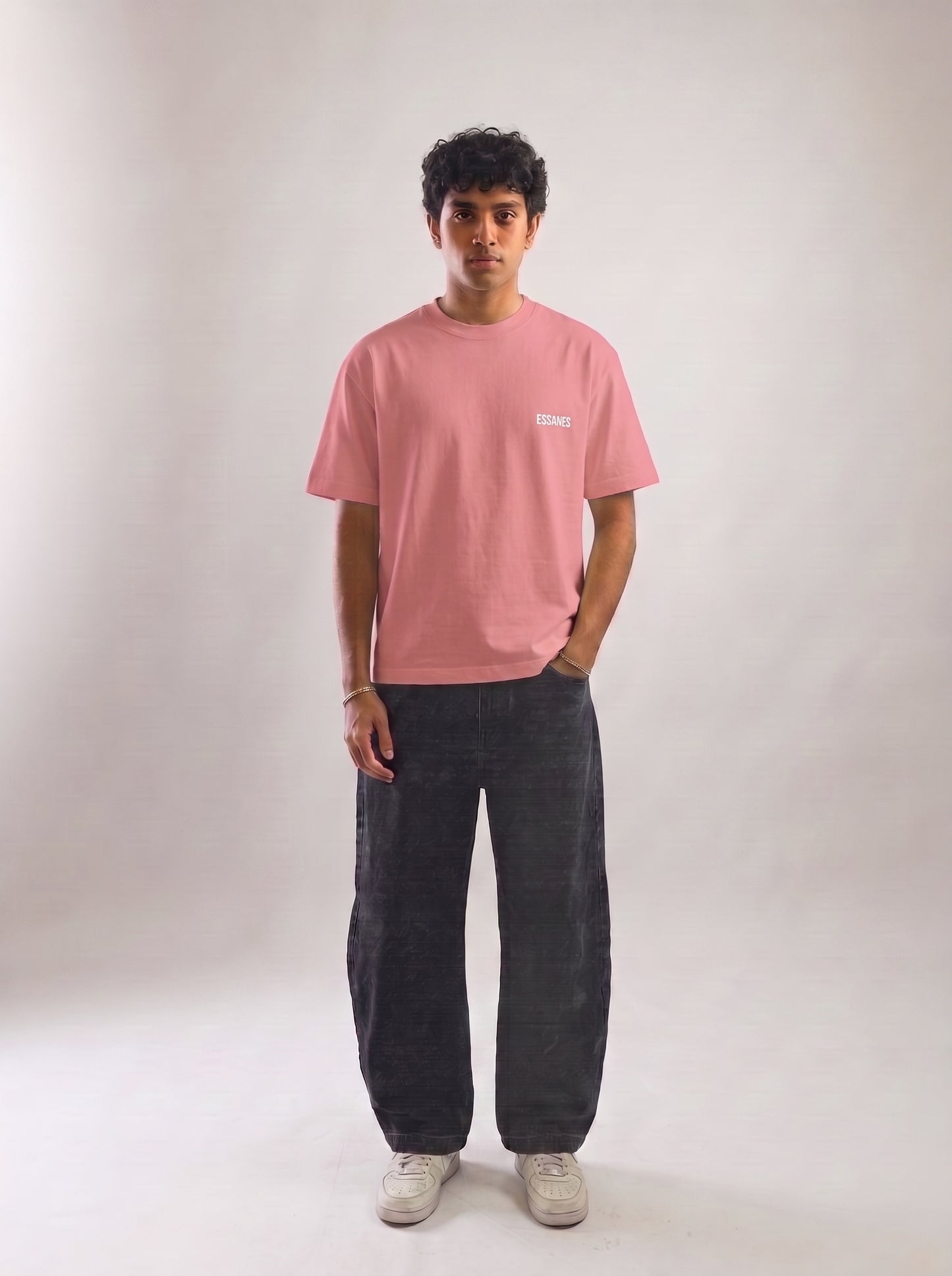 Rose Pink Oversized Tee