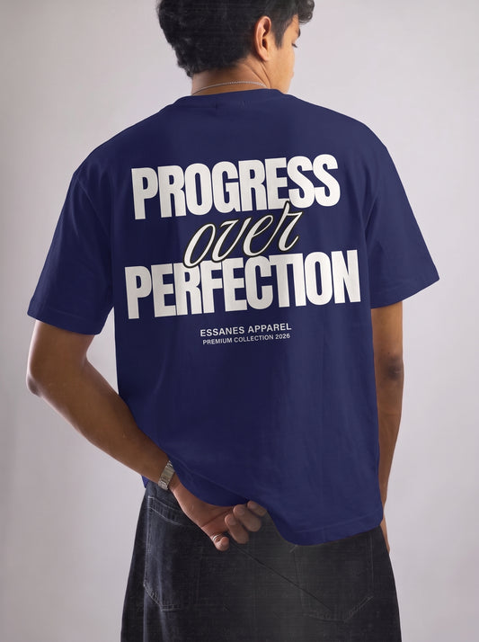 Progress Over Perfection - Navy