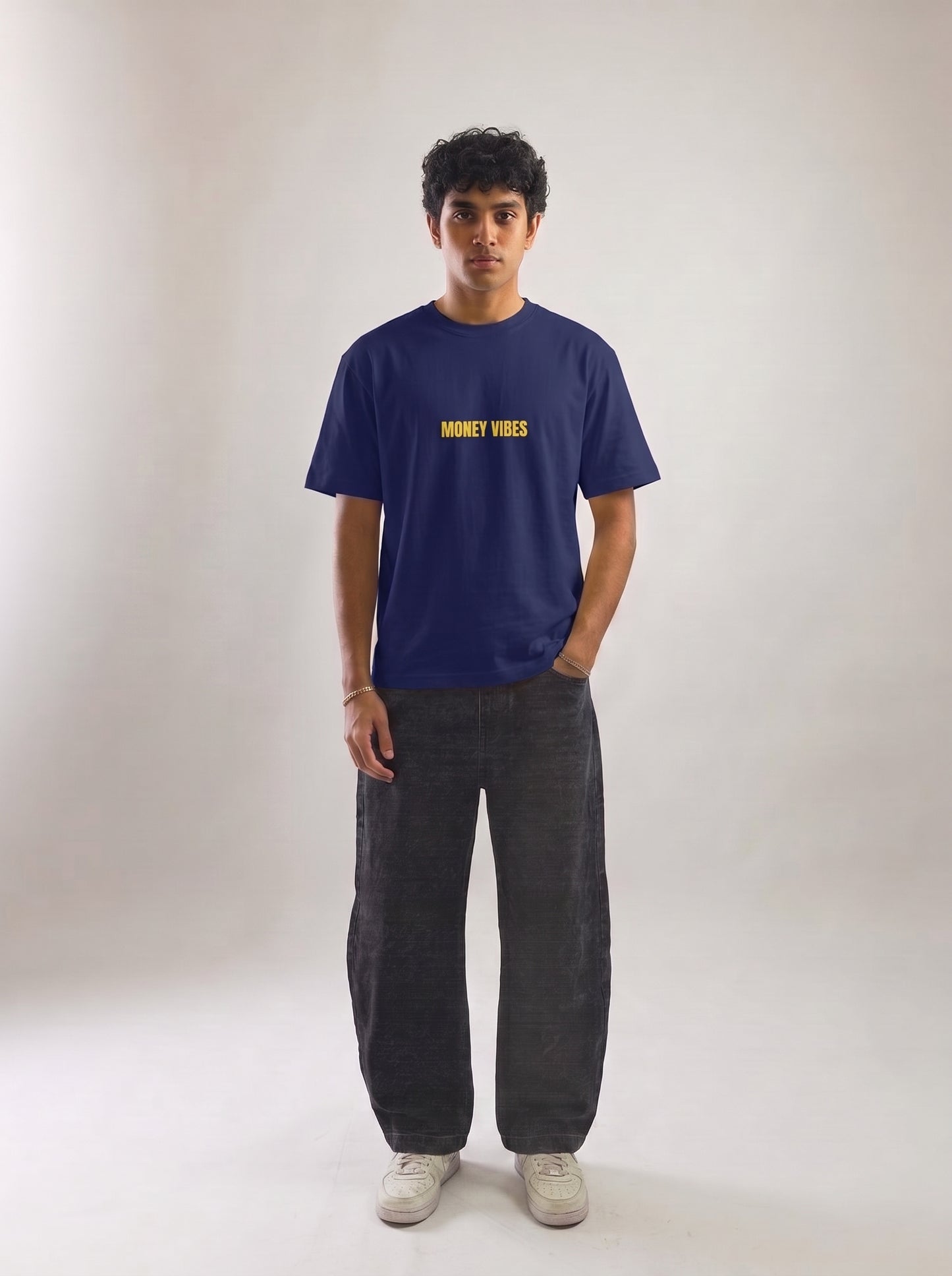 Money Vibes Tee - Navy
