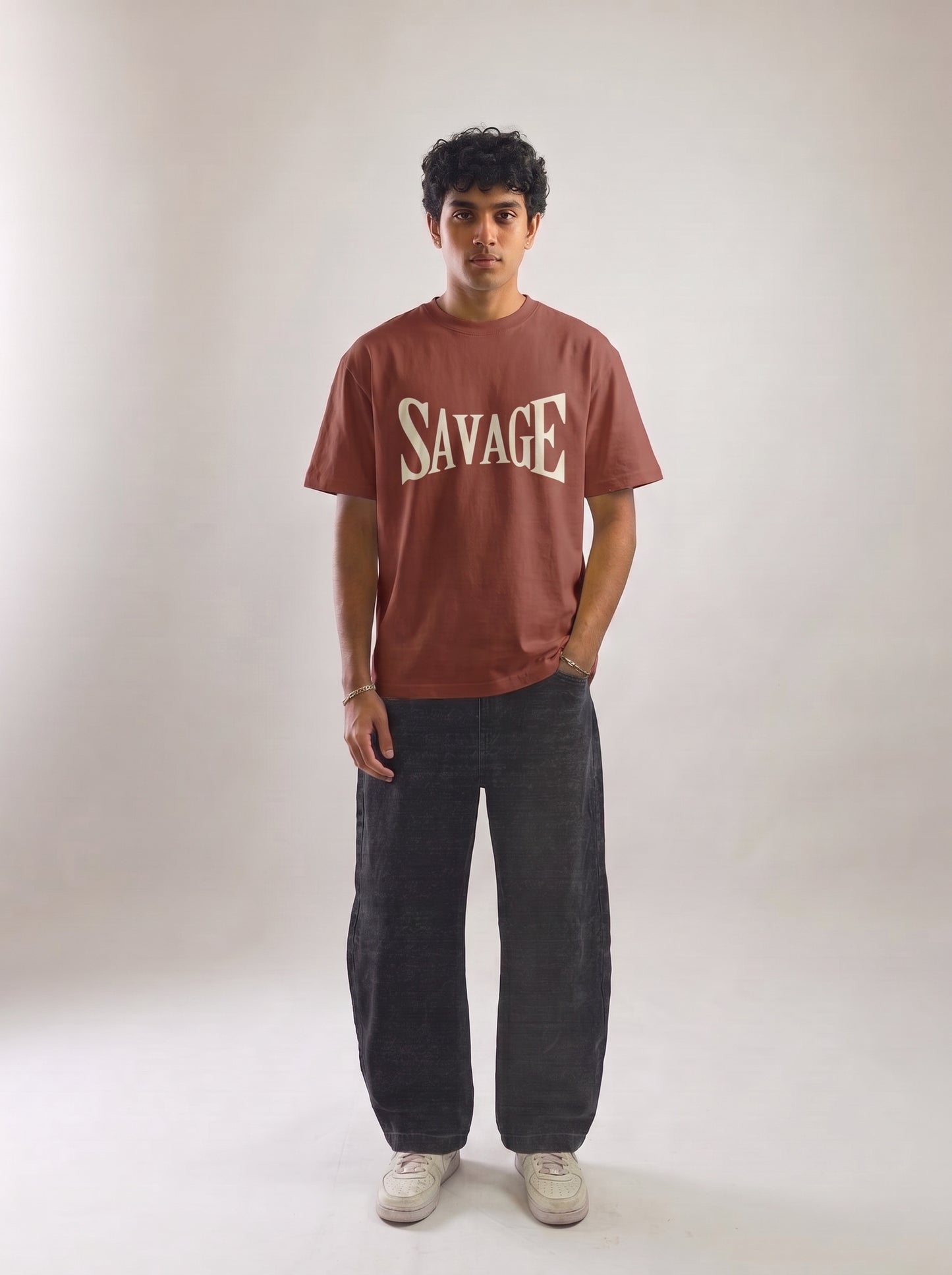 Savage Tee - Brown