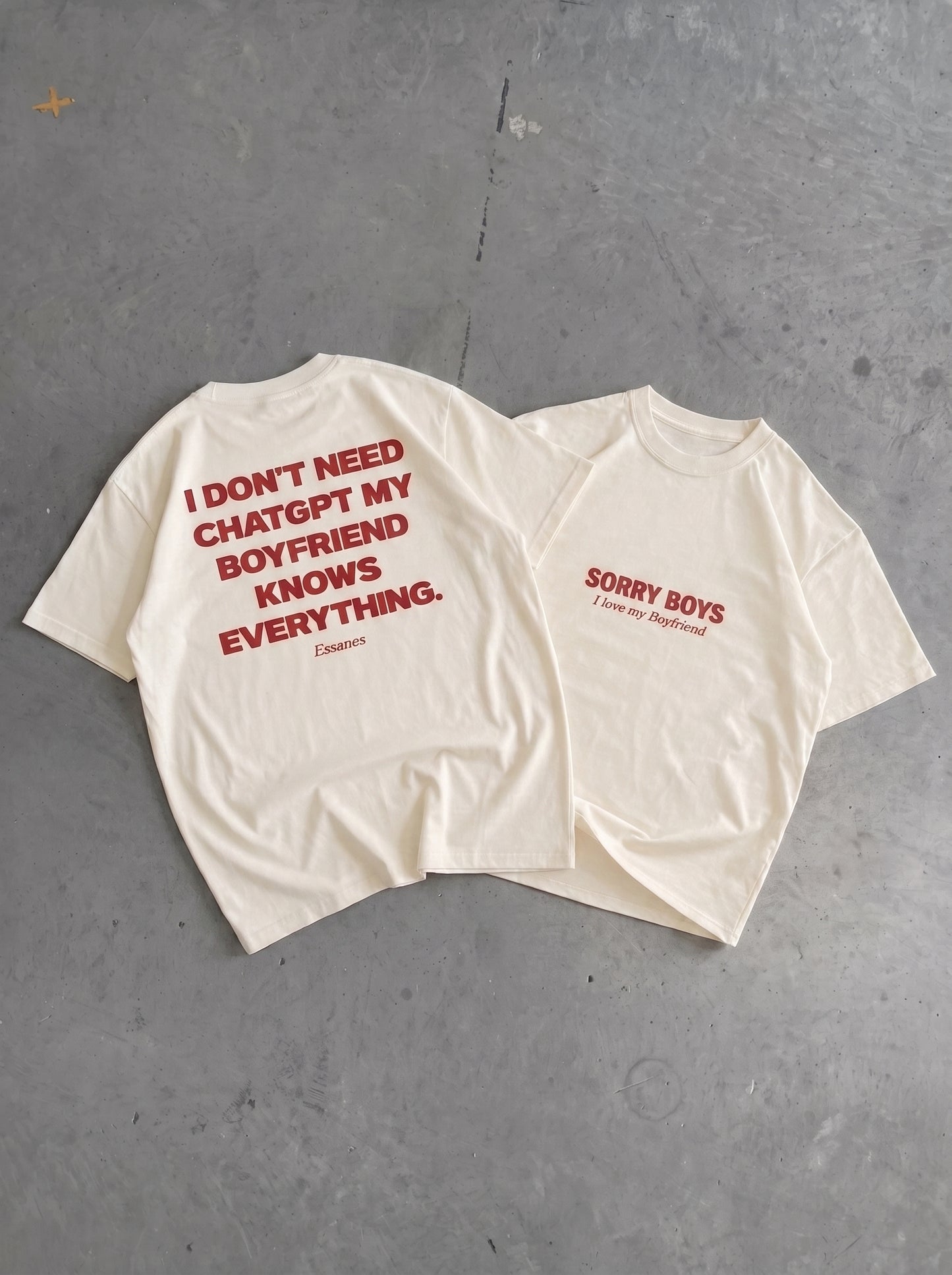 SORRY COUPLE TEE DUO