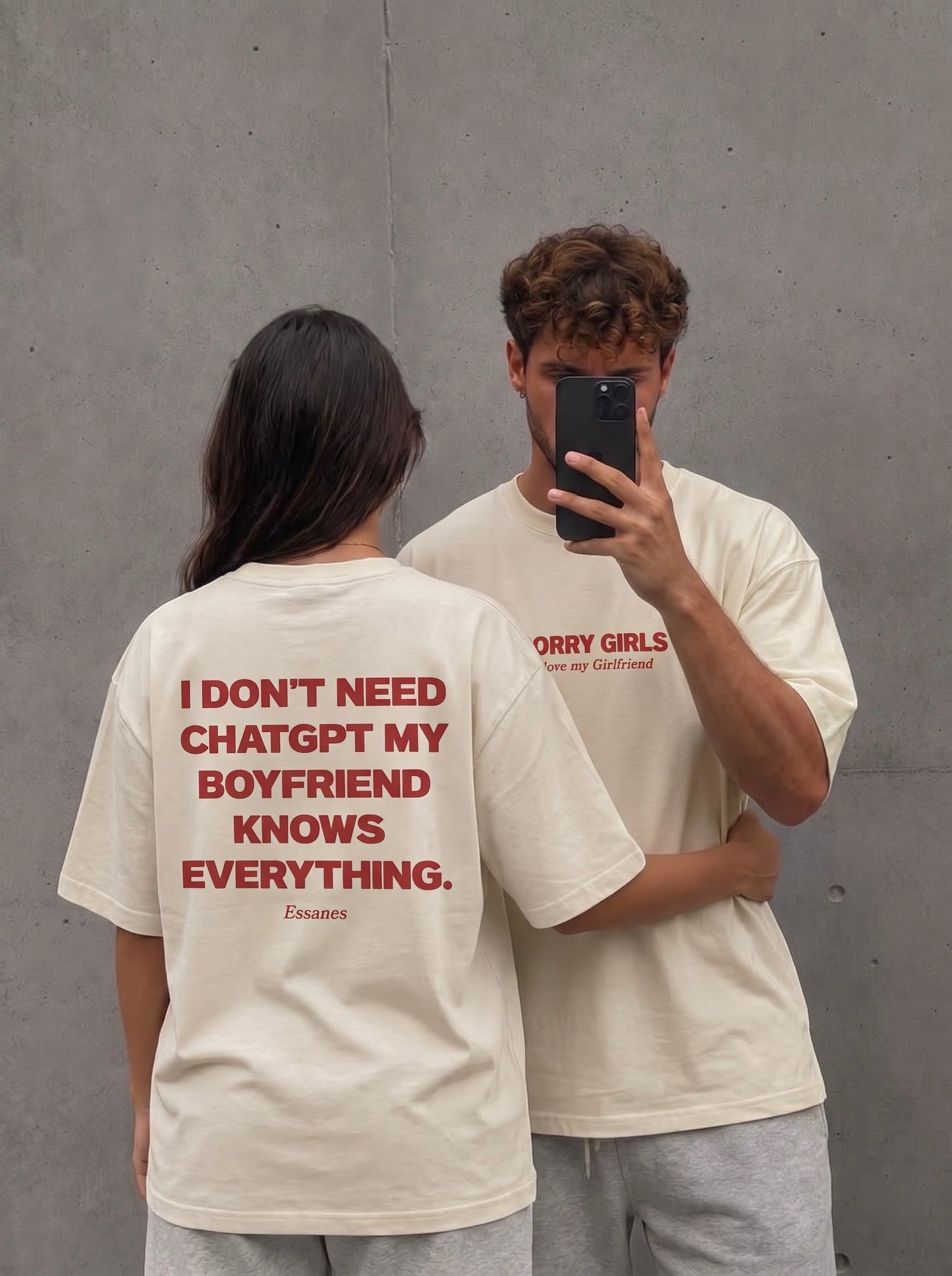 SORRY COUPLE TEE DUO