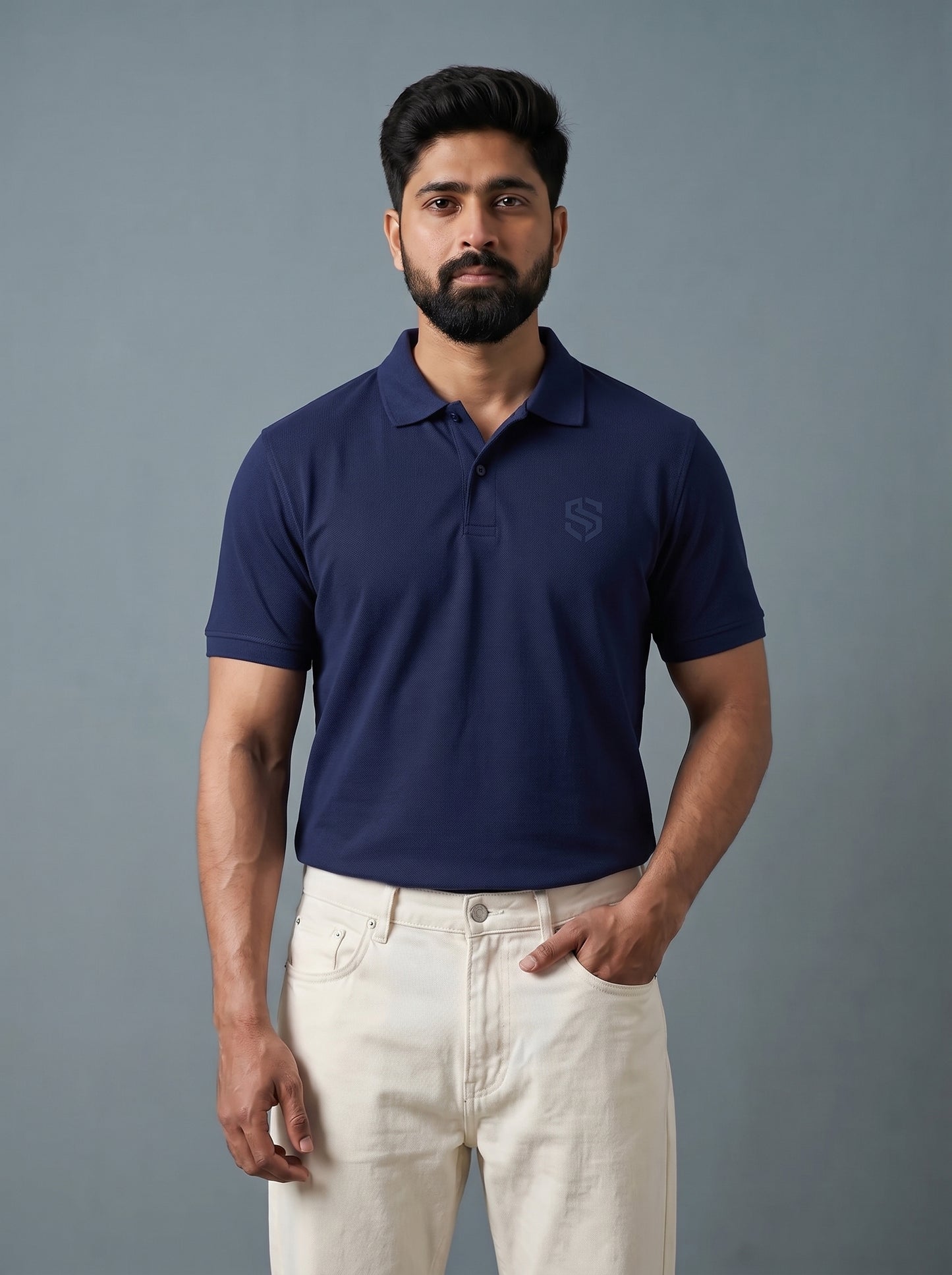 Navy Polo