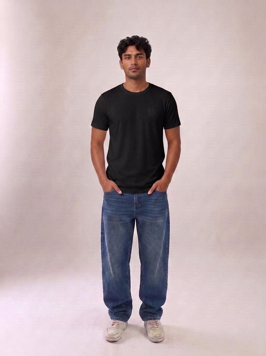 Black Basic Tee