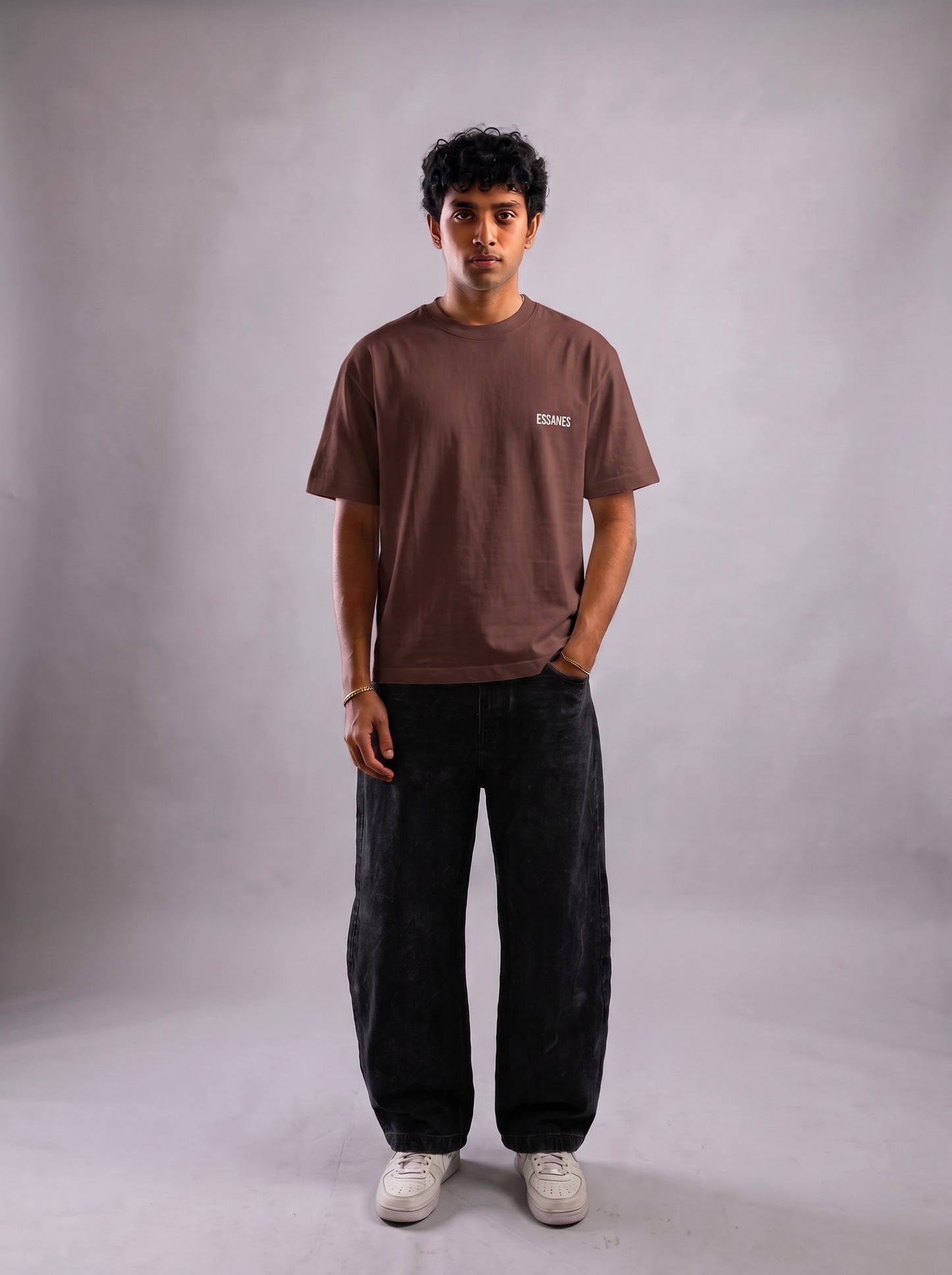 NOT RIHANNA TEE - BROWN