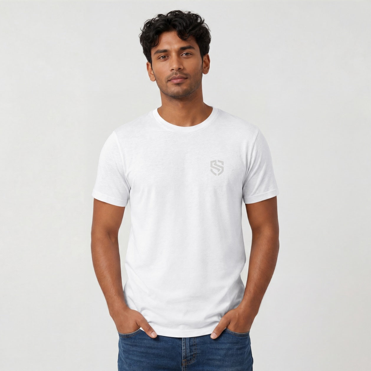 White Regular Tee