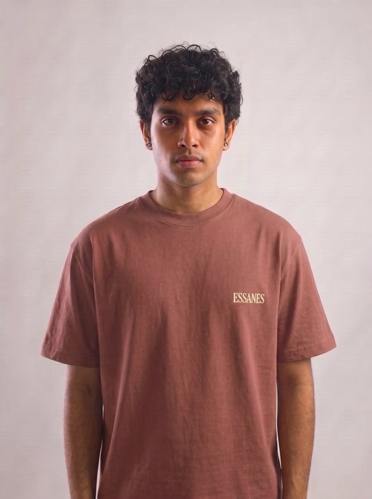Brown Oversized Tee