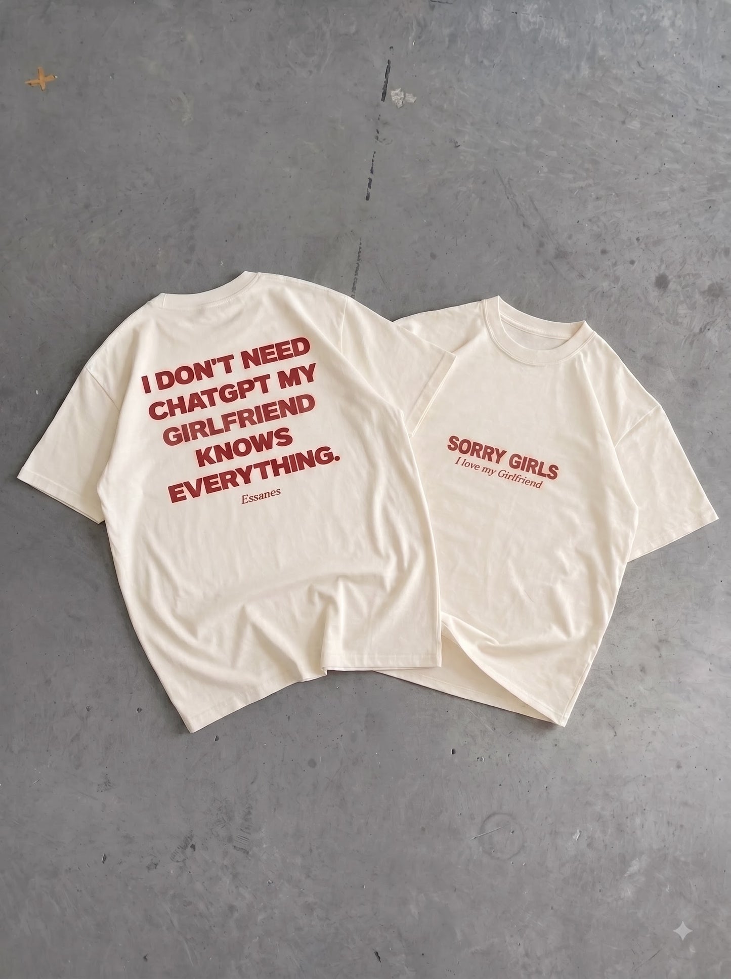 SORRY COUPLE TEE DUO