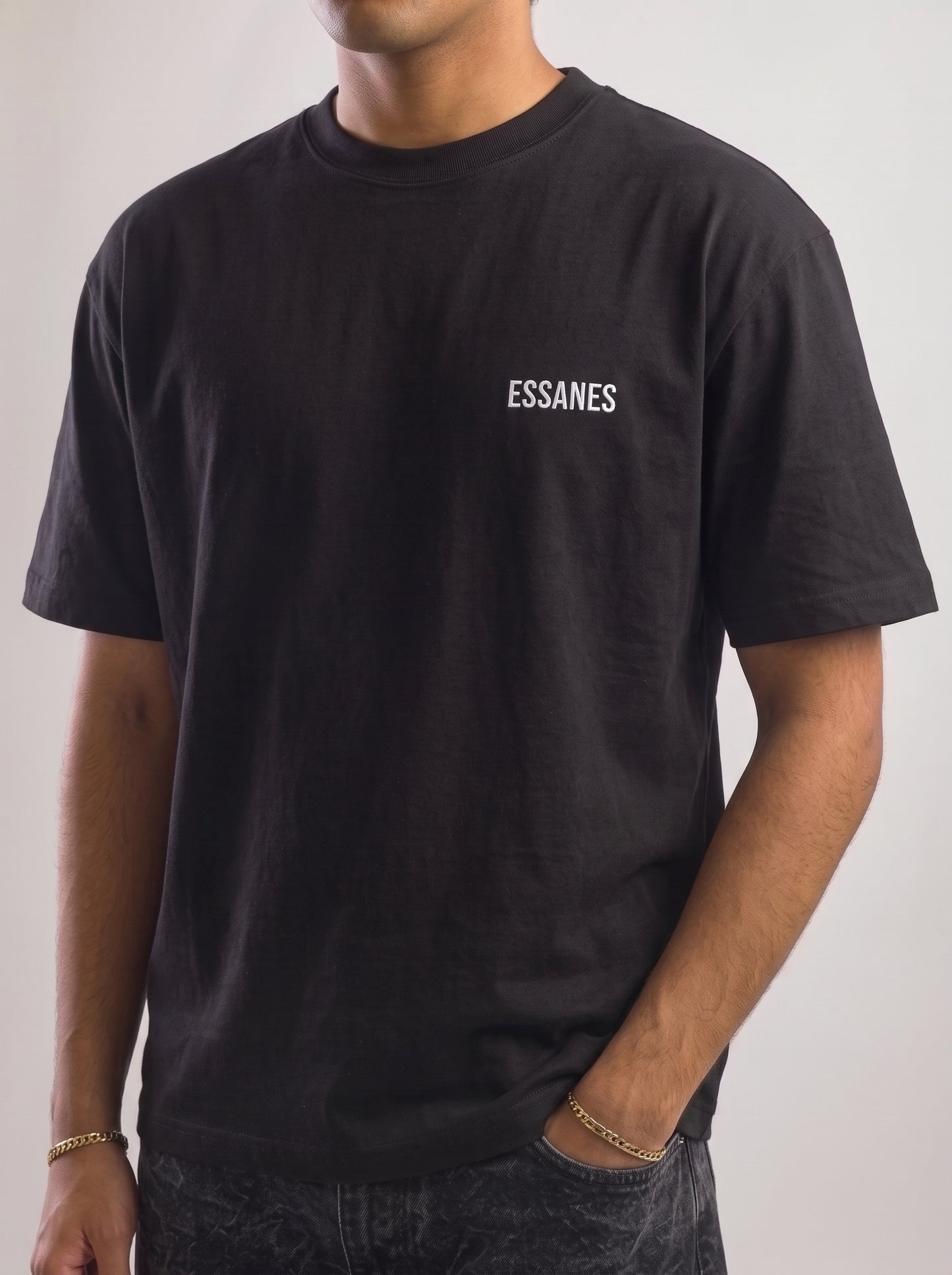 Black Oversized Tee