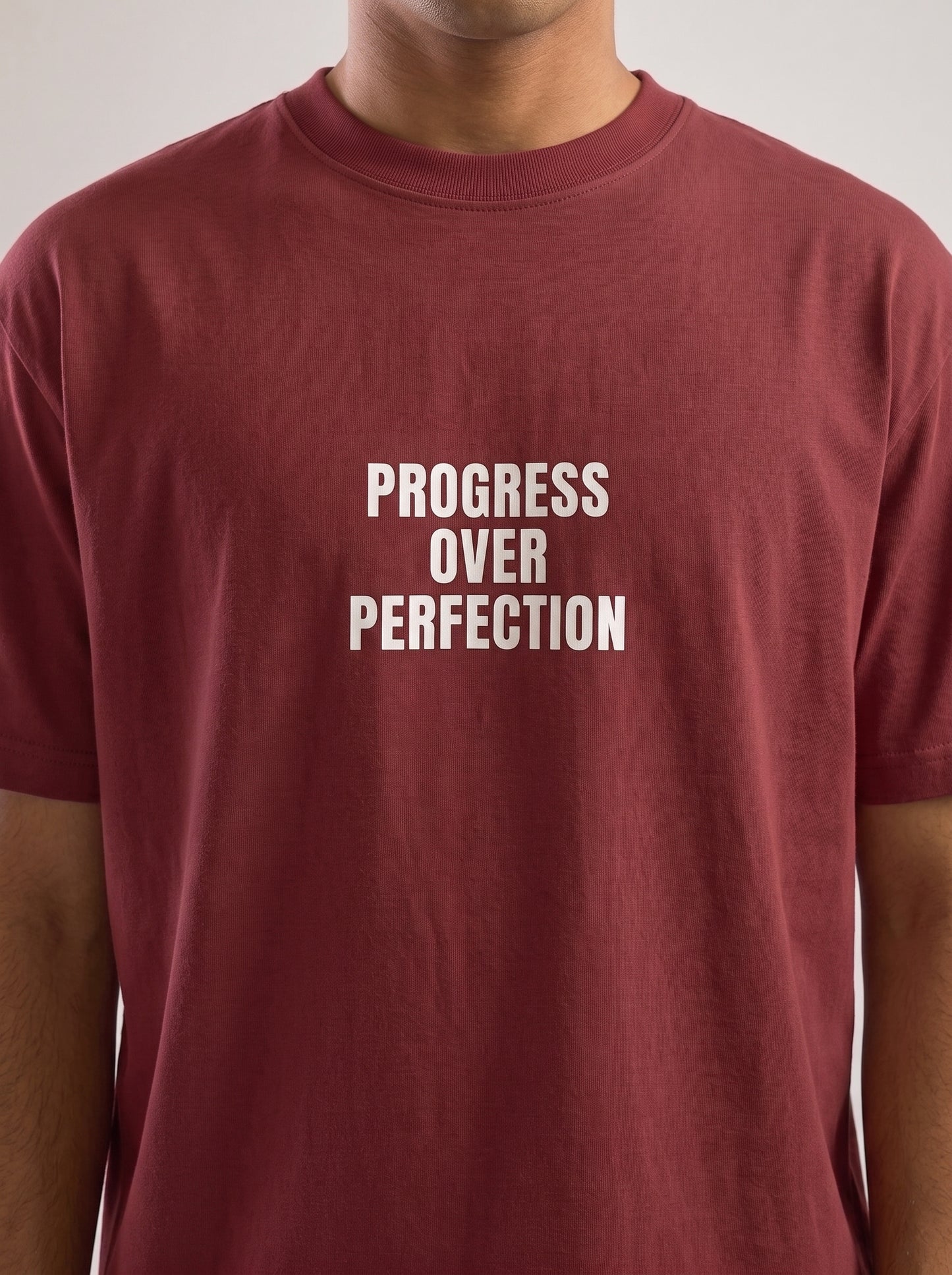 Progress Over Perfection - Maroon